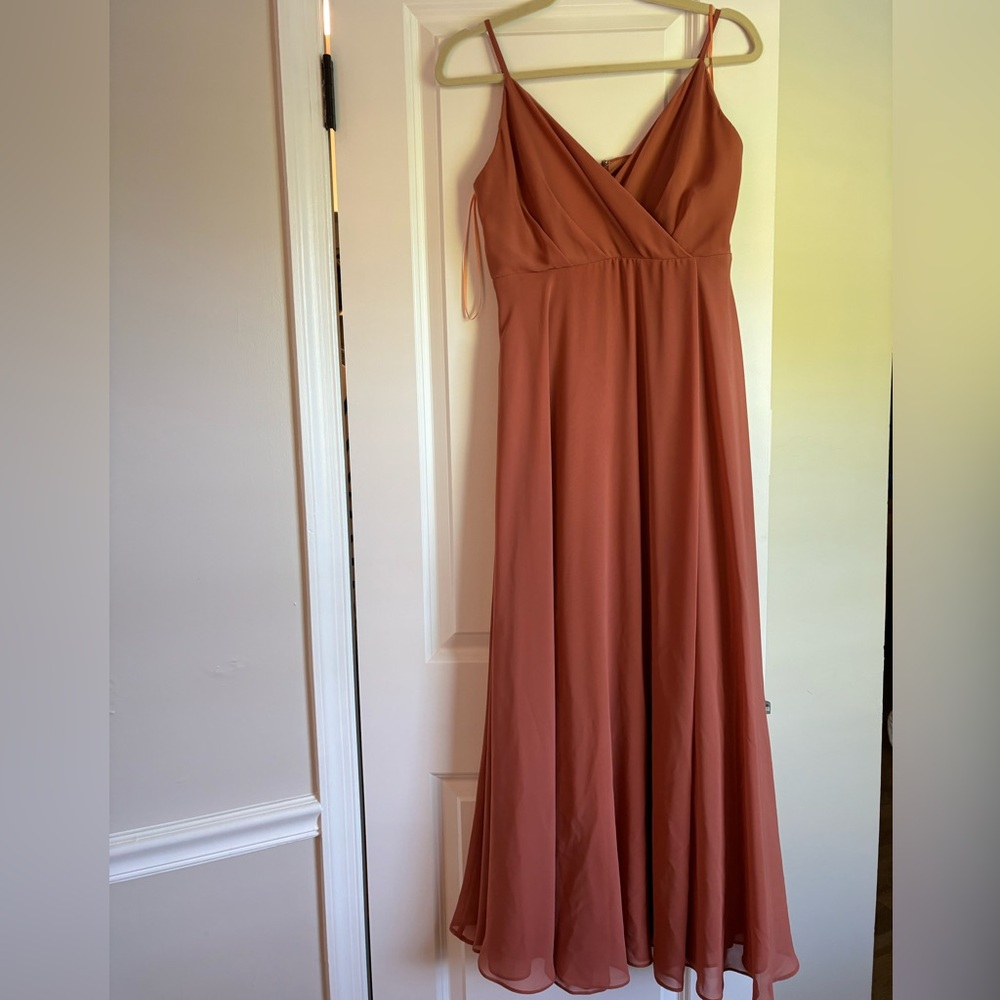 Birdy grey terracotta Kaia dress